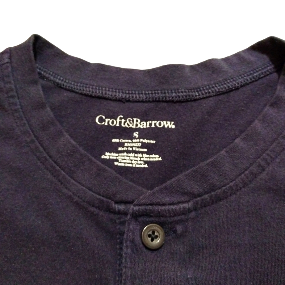 Croft & Barrow Men's Ling Sleeve Jersey - Picture 1 of 4